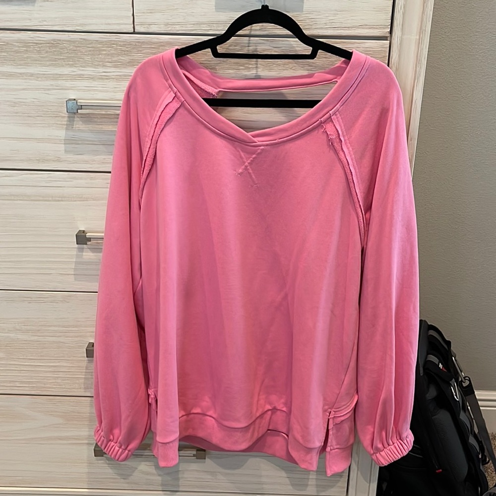 POL Oversized Bubblegum Pink Sweatshirt